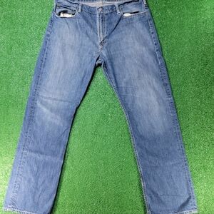 Polo Ralph Lauren Classic 867 Men's Jeans Size 38 x 34 Blue Denim Distressed